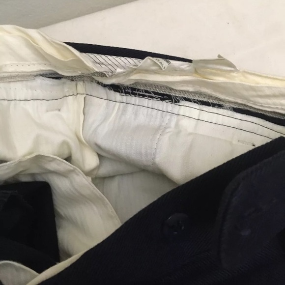 Salvatore Ferragamo Mens Pleated Pants Blue Size 44 Made In Italy - Picture 4 of 7